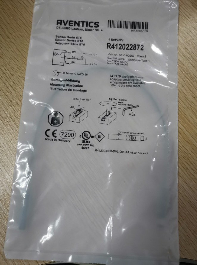 R412022872   磁性開關(guān)，活塞位置檢測(cè)