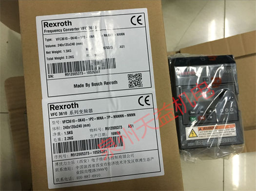 天益機電力士樂工業(yè)產(chǎn)品"LFA25D8-71 FJ3 1" "VFC3610系列變頻器" "R900027976 AB32-10 1E230" "R159012000 2" 