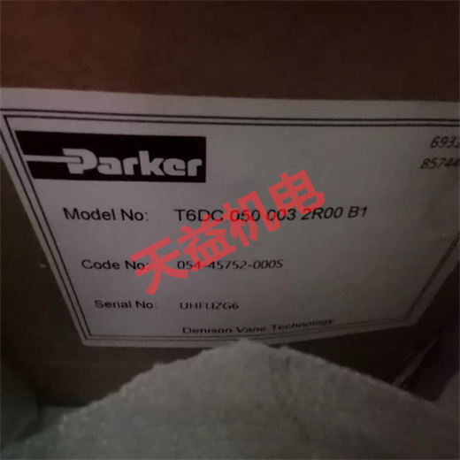天益機(jī)電供應(yīng) PARKER 2024工業(yè)產(chǎn)品 "PWDXXA-400" "T6DC-050-003-2R00-B1標(biāo)簽" "9F400S 4" 